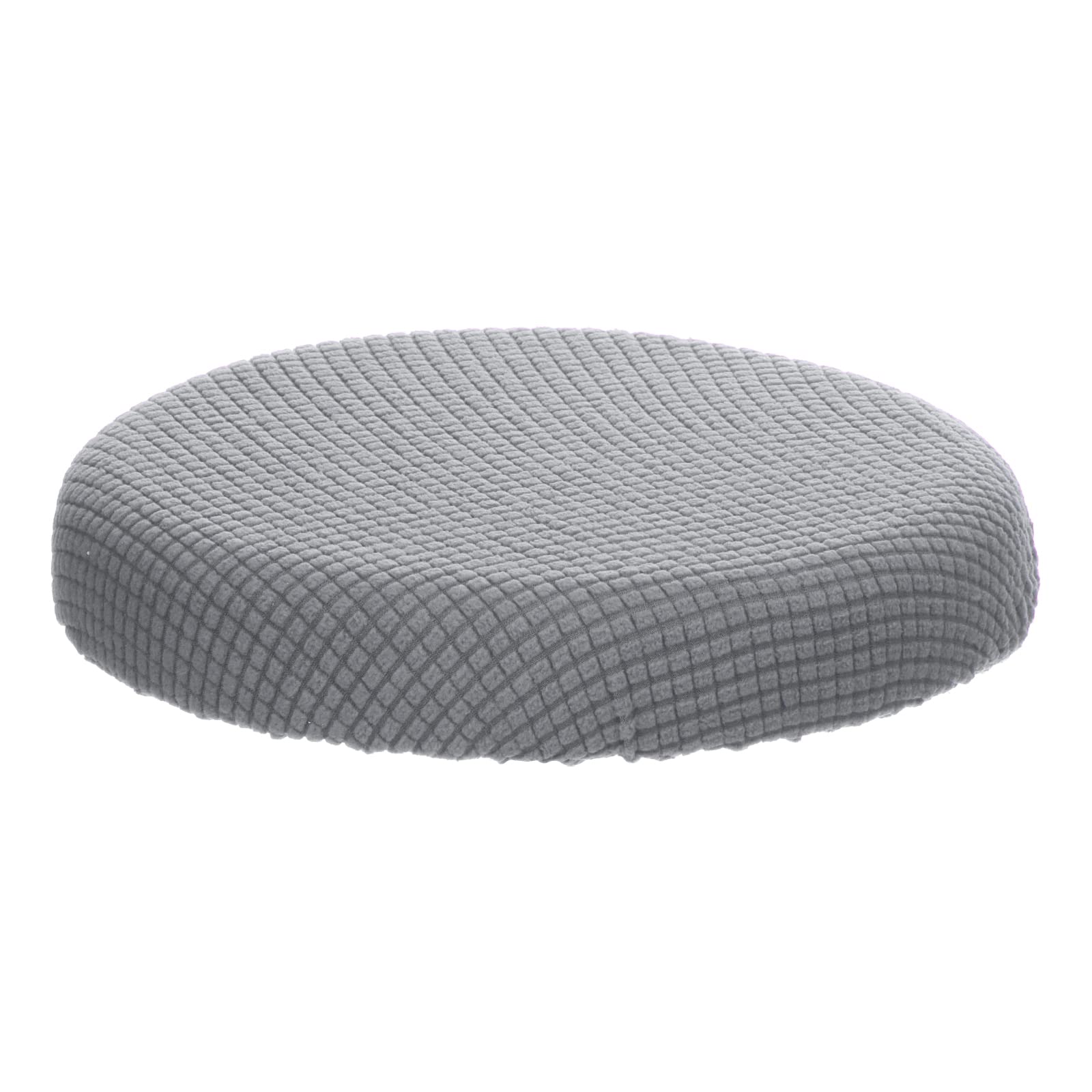 PATIKIL 11" Round Bar Stool Cover, Washable Elastic Stool Cover for Diameter 11"-13" Chair, Light Gray