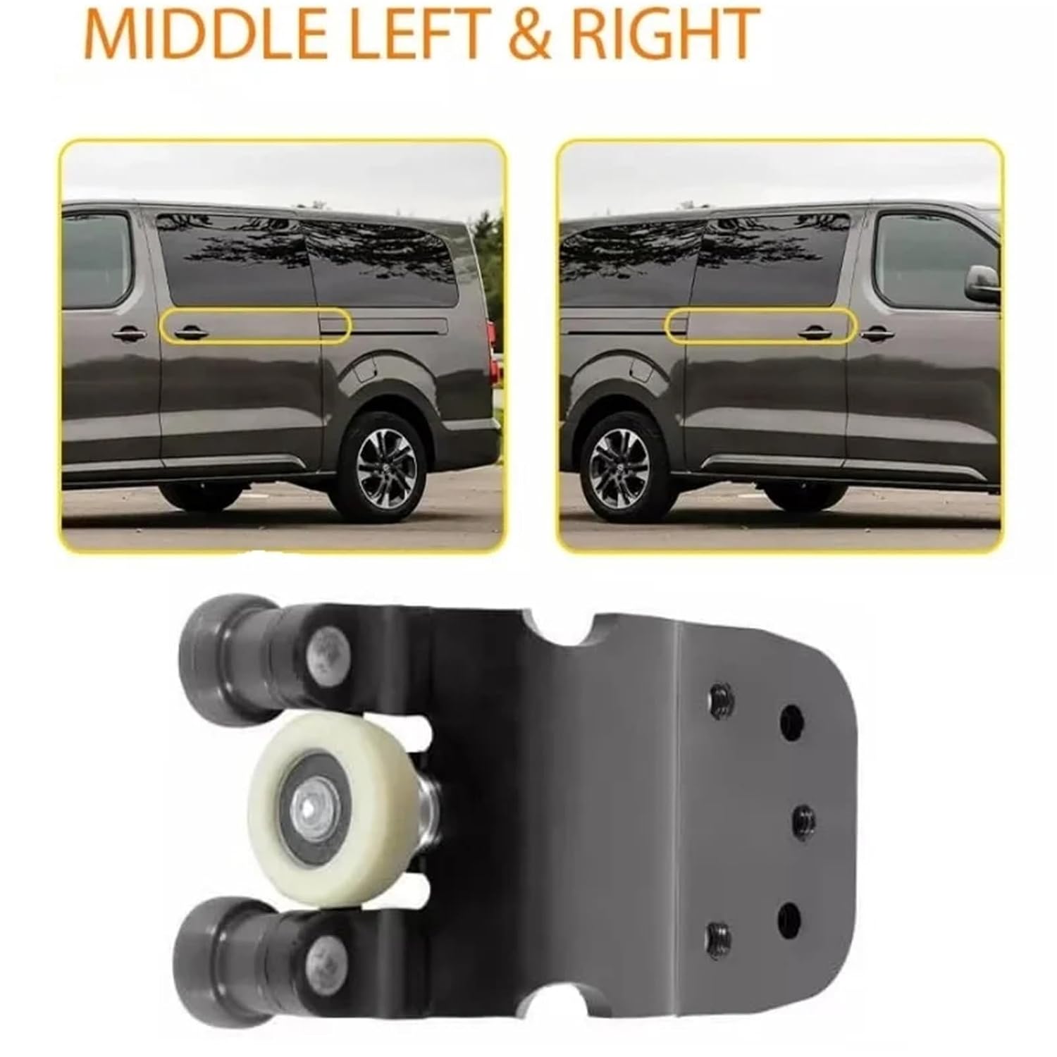 car Hinge Wheel Compatible with Spacetourer 2017 2018 2019 2020 2021 2022 2023 Sliding Door Roller Middle Center Guide Rollers Assembly 9808074880