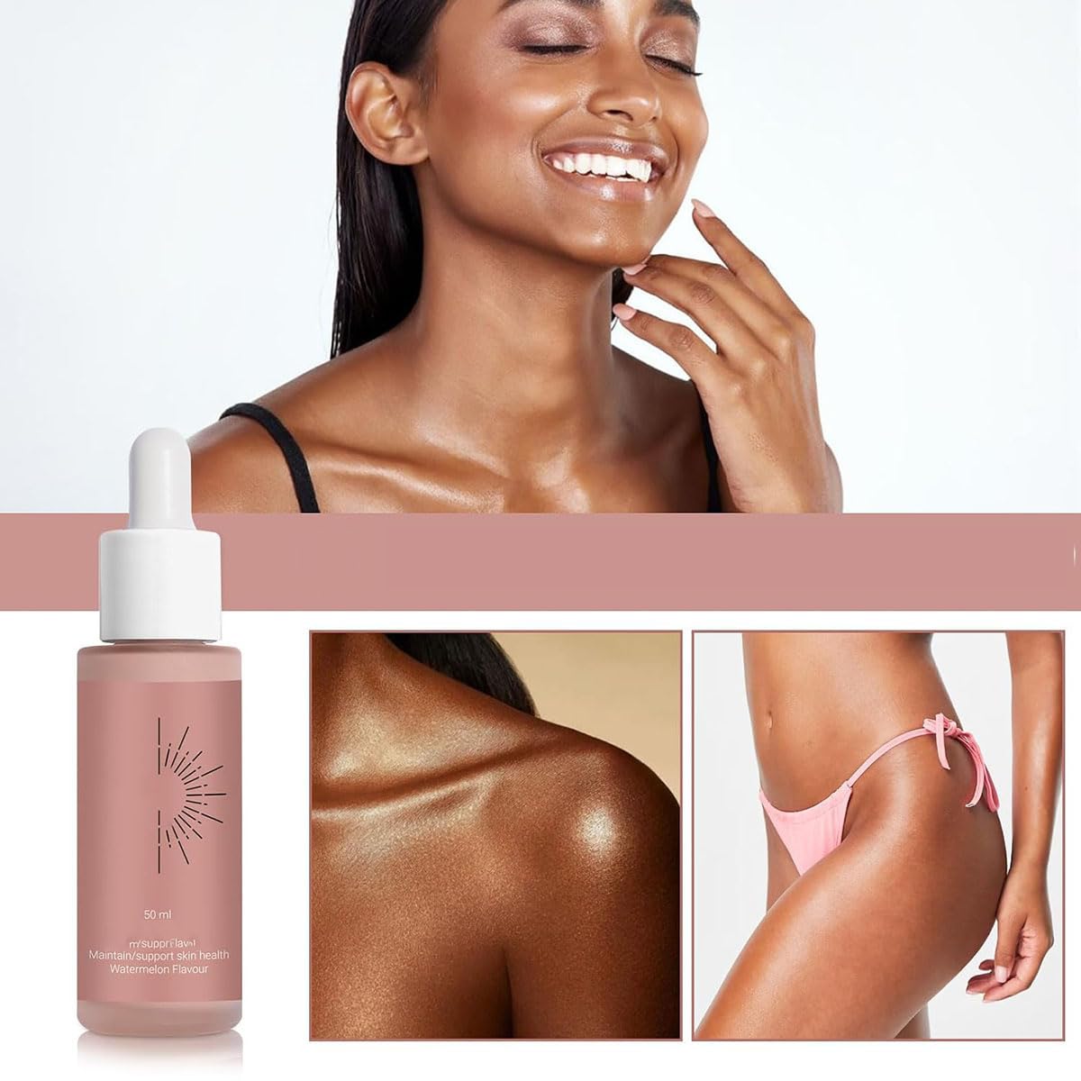 Sunless Tanning Drops for Natural Glow