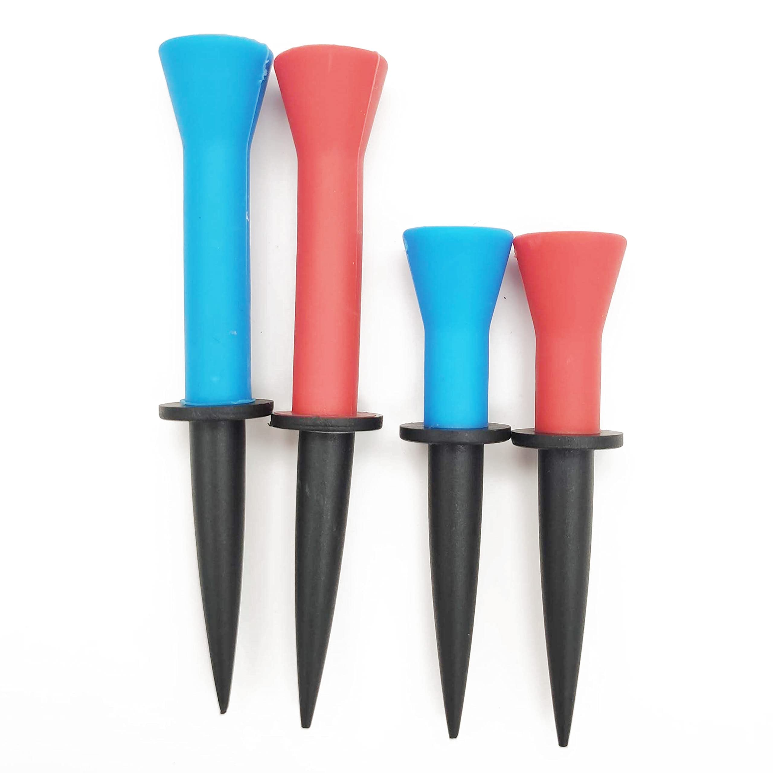 Plastic Golf Tees Consistent Color Durable Rubber Cushion Top Golf Golf Accessories Golf Tees Outdoor Tools