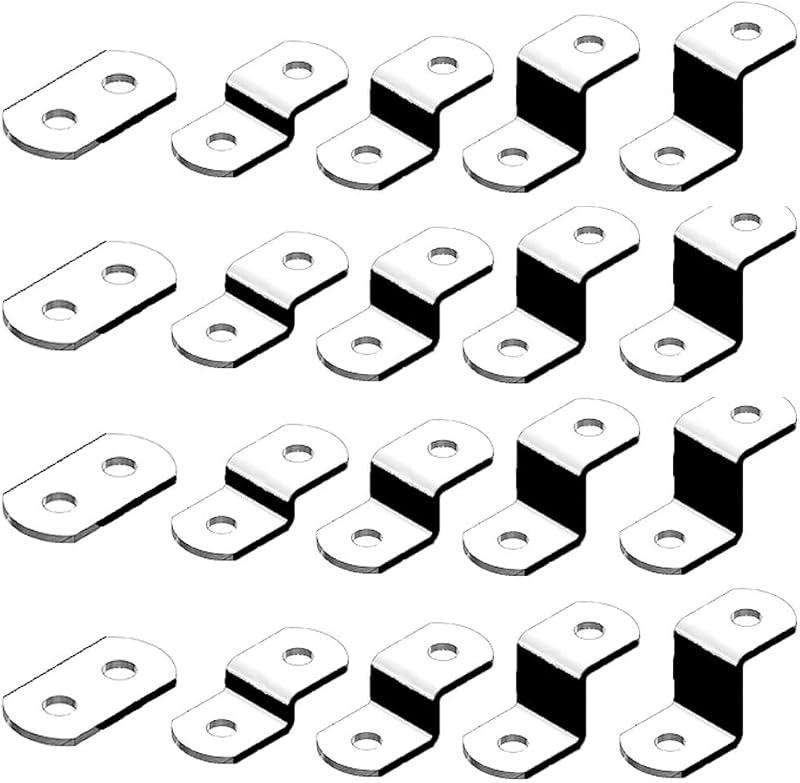 Offset Canvas Clips for Picture Framing Assorted Small Sizes with Screws | assorted popular sizes of canvas offset with screws