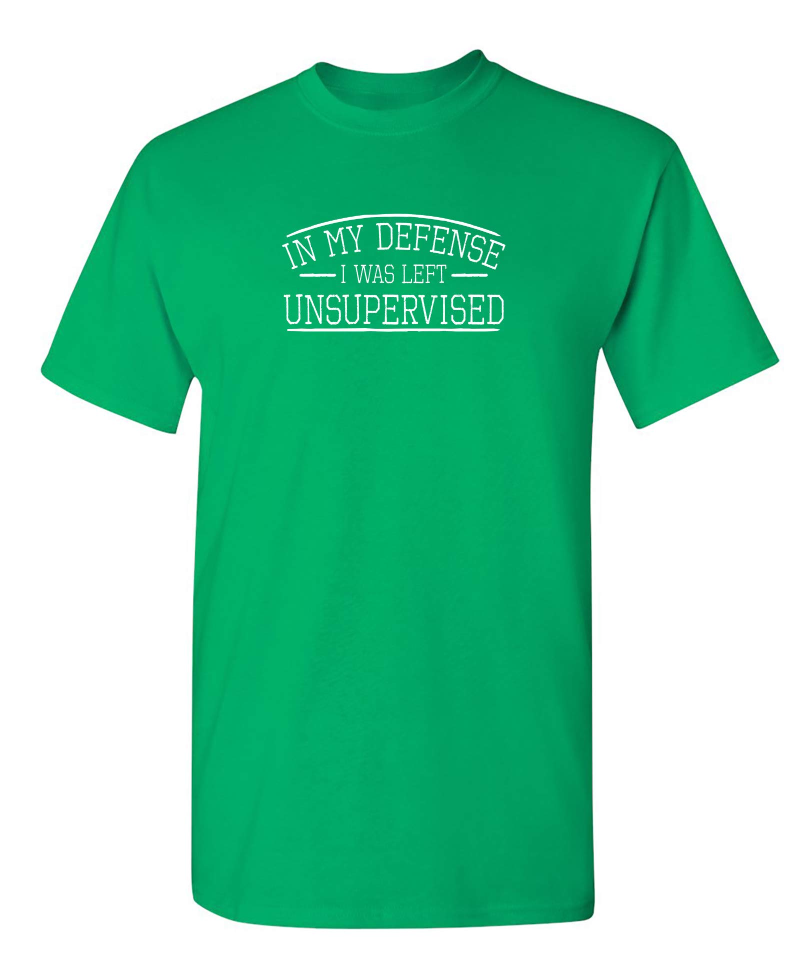 Defense Unsupervised Tshirt Novelty Gag Gift Funny T Shirt for Anyone