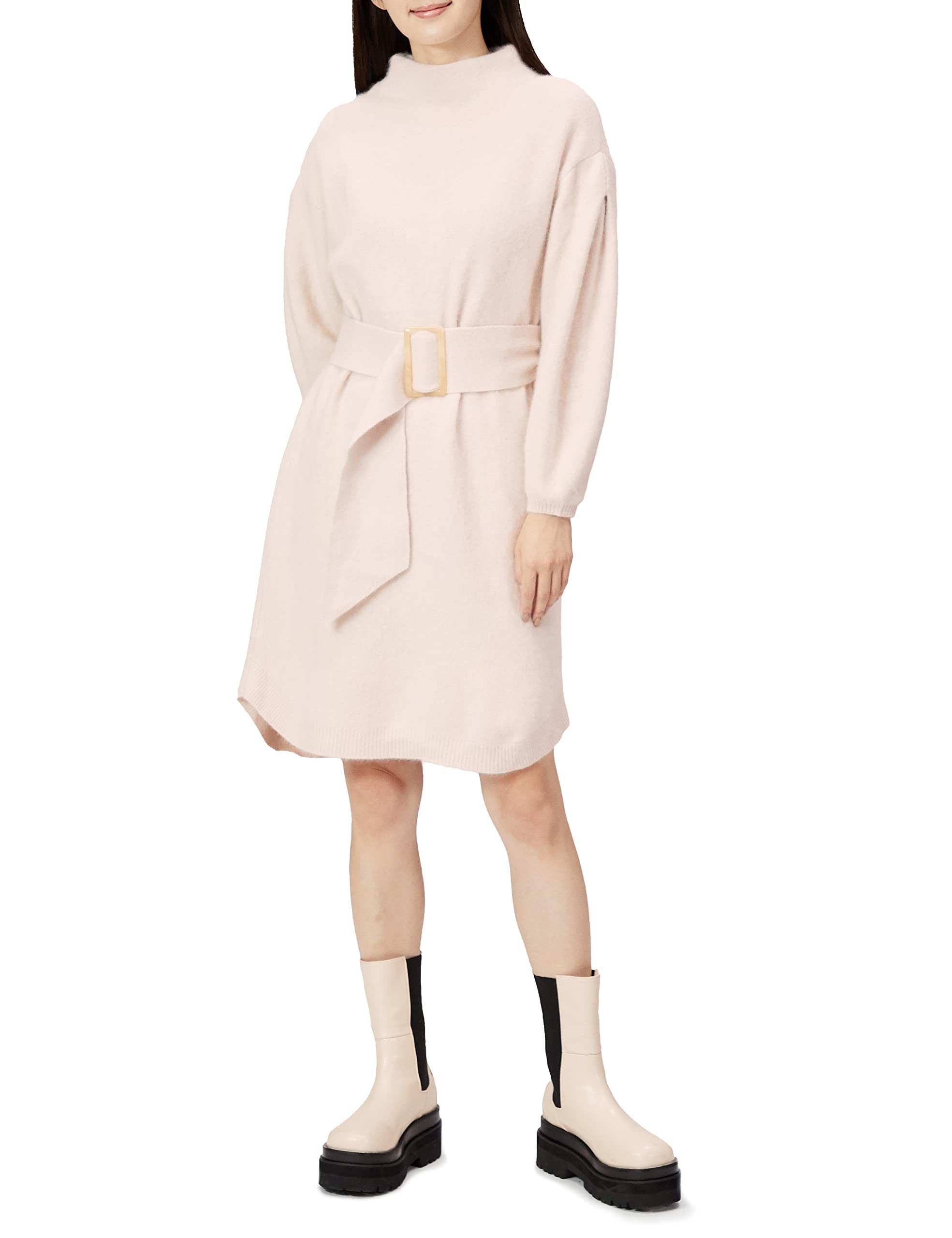 Amazon.co.jp: [スナイデル] ベルティッドラクーンニットワンピ