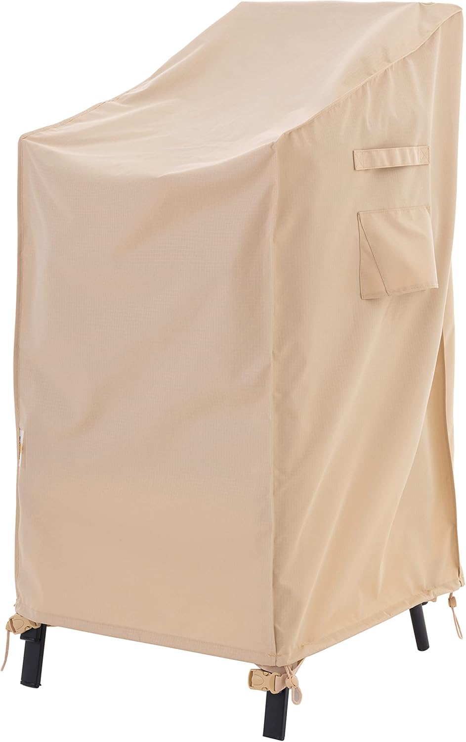 F&J Outdoors Waterproof UV Resistant Heavy Duty Patio Cover for 4-6 Stacking Chairs, 27" W x 37" D x 47" H