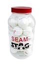 Stag Iconic High Performance 40+mm Seam Table Tennis Balls for Training, Tournaments and Recreational Play, Durable for Indoor/Outdoor Game, Pack of 6, White gallery image