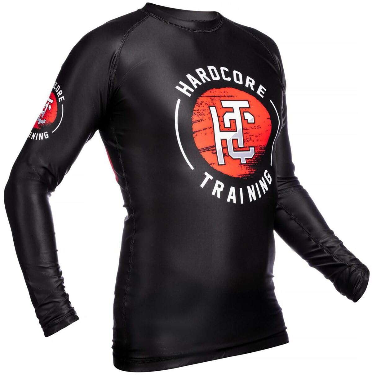 Hardcore Training Rash Guard Mężczyźni Kompresja Koszulka Długi Rękaw BJJ MMA No-Gi Obcisła Grappling Boks