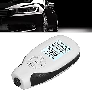 Paint Thickness Gauge TC100 Car Coating Thickness Meter for Used Car Buyers, Paint Mils Thickness Meter Gauge Check The Car Original Coating Auto Car Paint Meter (White)