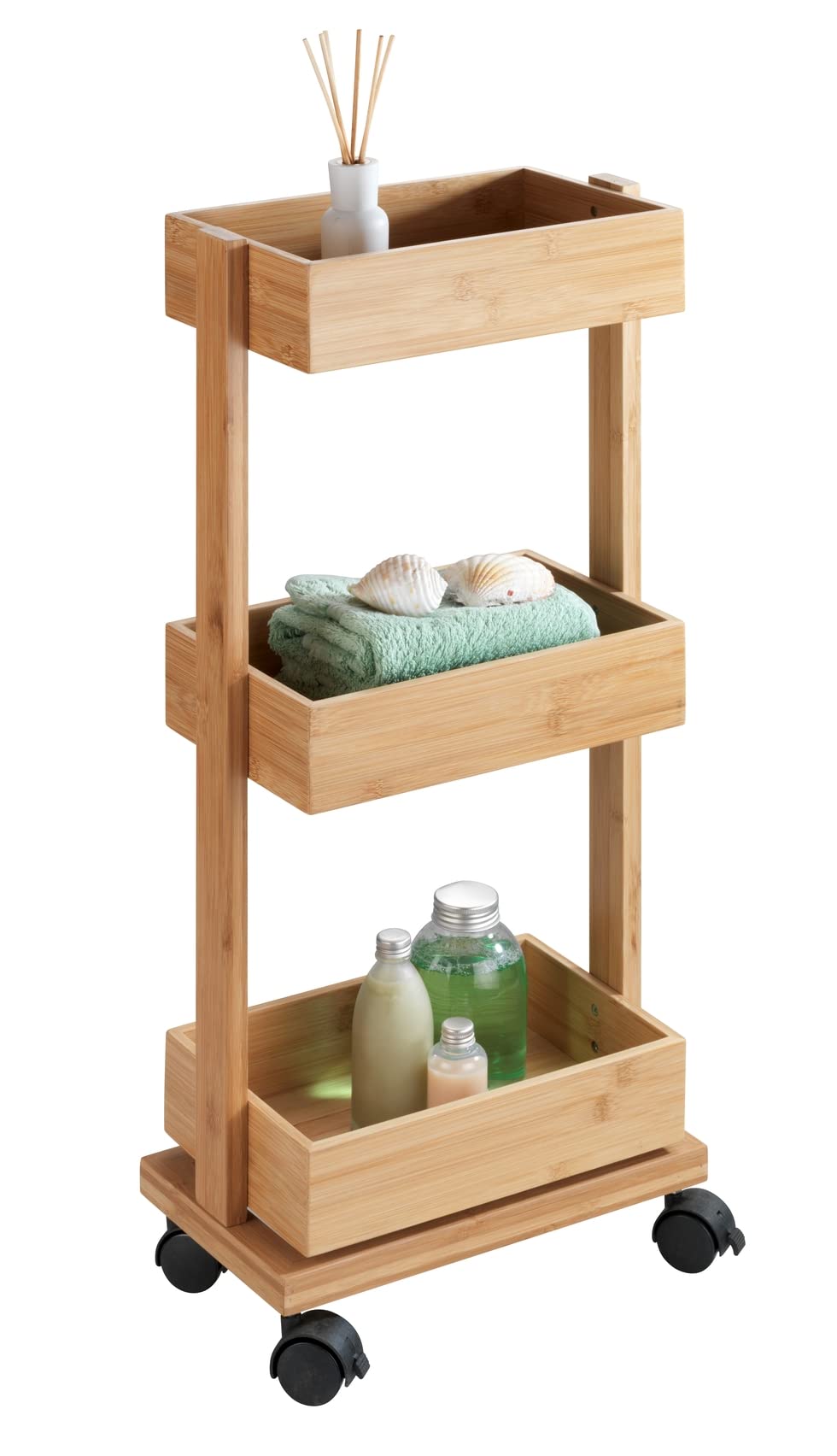 Wenko Trolley Slim 20x58x80 cm - Nu 38% korting