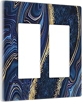 Vista 21 de Cubierta de interruptor de luz rosa brillante con purpurina de 1 banda, sin dispositivo, placa de pared en blanco decorativa para adolescentes