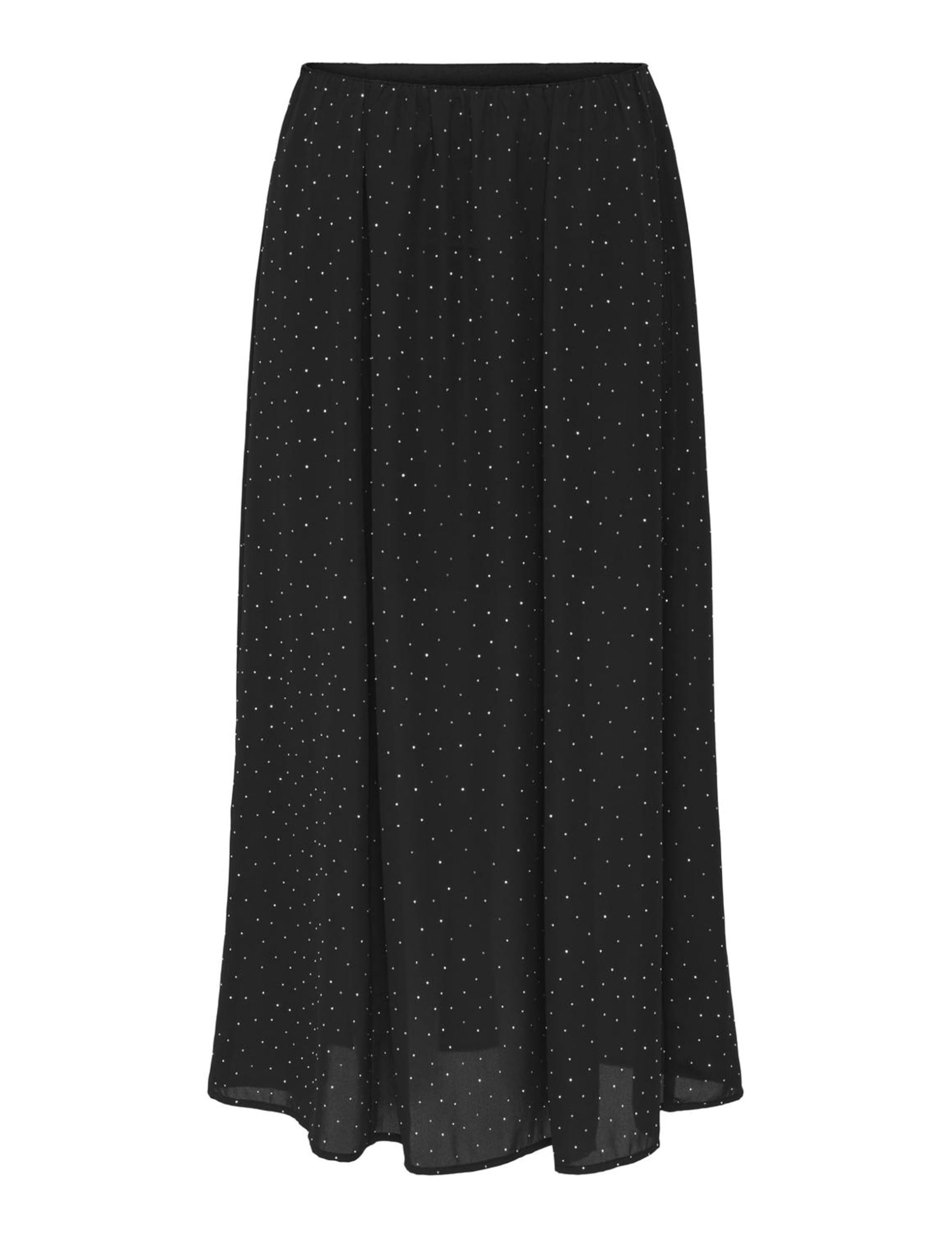 Onlzeke Long Stud Skirt WVN, Black, L
