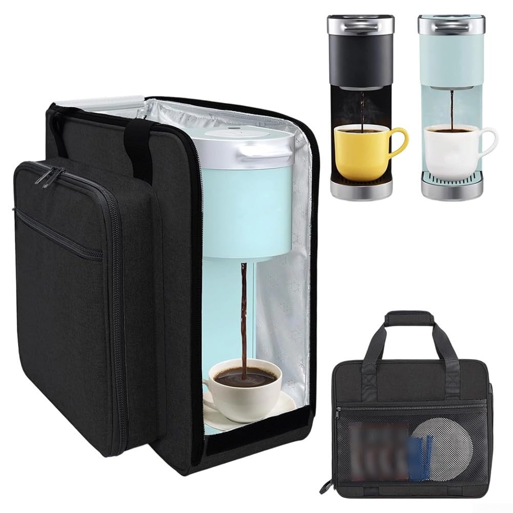 Coffee Maker Travel Bag, Match For K-Mini, Single Serve Coffee Machine Carrying Case With Multiple Pockets With Shoulder Strap