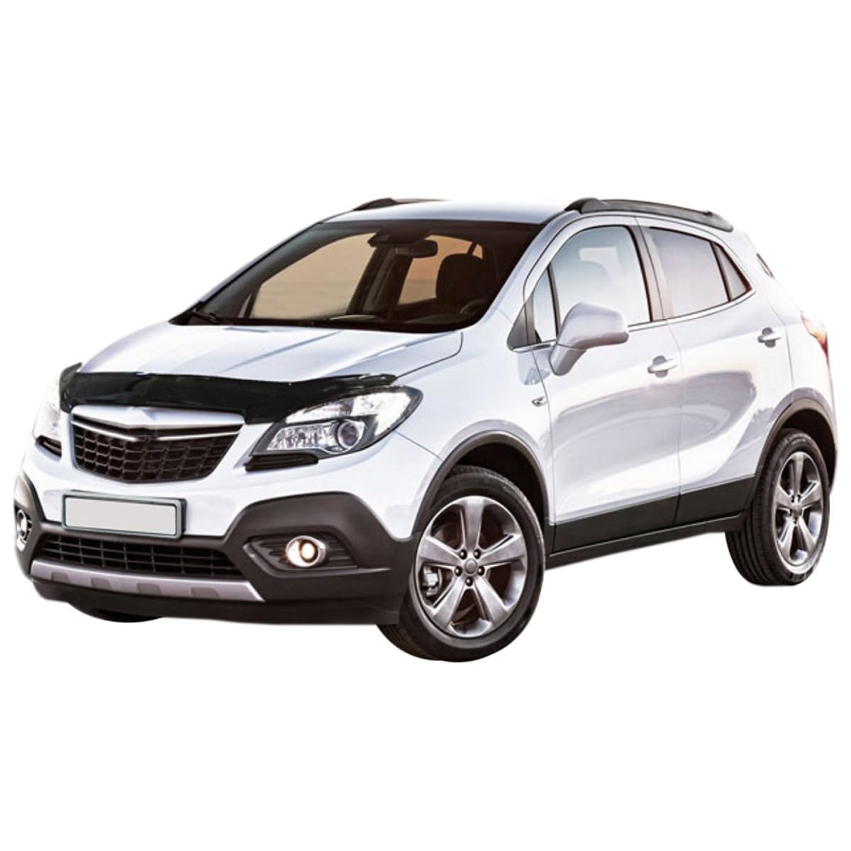 SCOUTT Bra de Capot Déflecteur de Protection pour Opel Mokka 2012-2020, Aérodynamique, Assemblage Facile, Aucun Perçage Requis