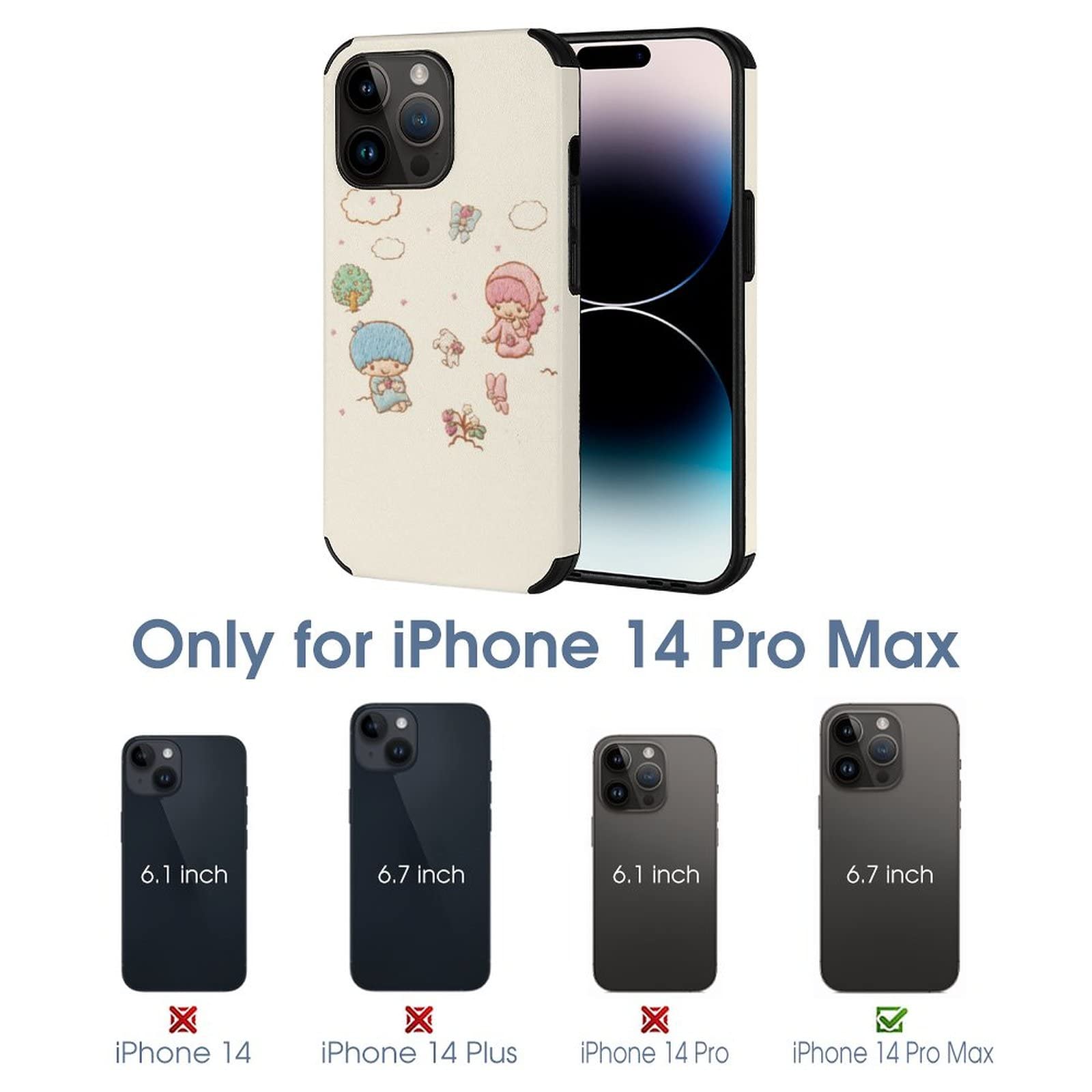 Amazon.co.jp: リトルツインスターズ キキララ iPhone14 対応 ケース