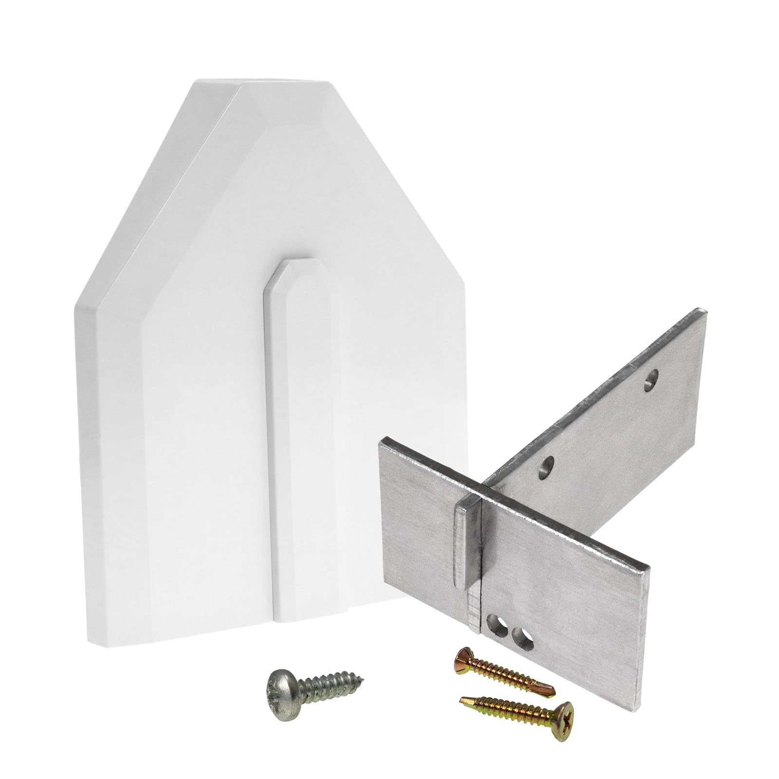 Truly Pvc Supplies White Side-Fix Conservatory Roof End Cap Kit Stop Slipped Polycarbonate Or Glass Panels