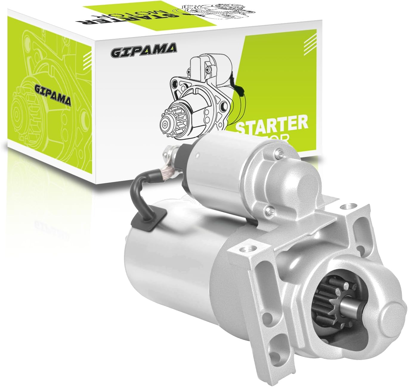 6492N Starter for 1999-2005 Chevy Silverado 1500 HD 2500 3500 6.0 L V8, 03-05 Express 2500 3500, 02-05 Cadillac Escalade, 00-05 GMC Sierra 1500 HD 2500 3500 Yukon Savana.