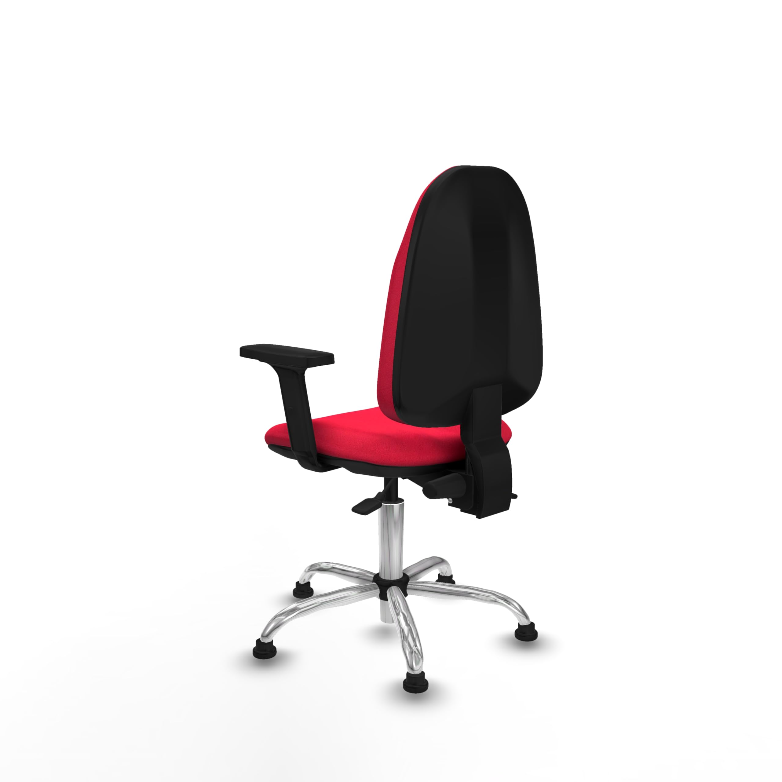 Piqueras y Crespo - Silla ergonómica cómoda Algarra, operativa con Brazos 2D, Mecanismo asíncrono, Respaldo Regulable en Altura, Ideal para Oficina y Laboratorio.
