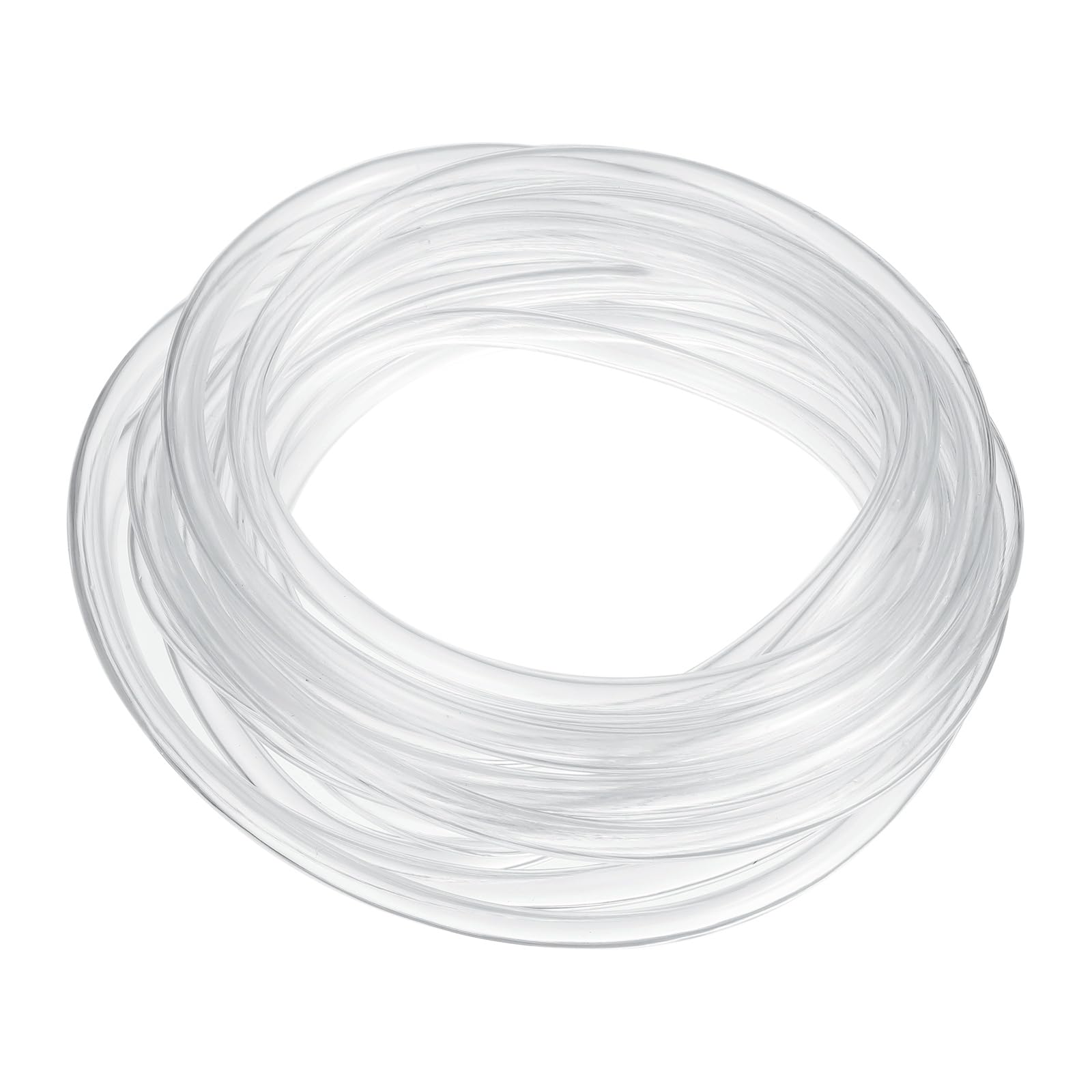 YELARXI Clear PVC Hose, Flexible Plastic Water Pipe Lightweight Vinyl Hose - Fitting for (Garden/Pool/Pump/Aquarium/Fish Tank), 0.2"(5mm) ID & 0.28"(7mm) OD & 32.8ft