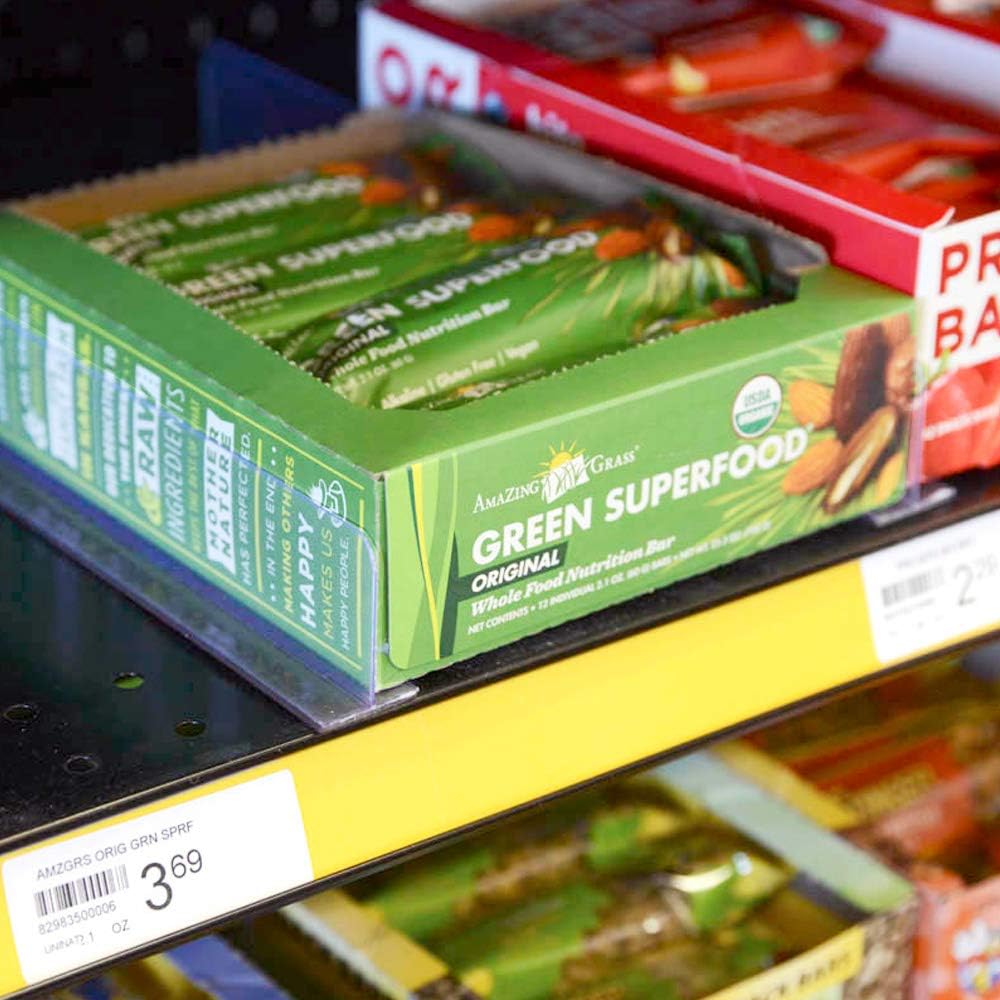 Magnetic Shelf Dividers in Plastic with 1 H x 12 Inch - Count of 10