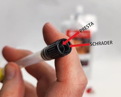 Miniatura 4 de TireJect Kit de sellador de neumáticos para bicicleta de montaña (MTB) - Protección de neumáticos planos sin cámara y sin cámara - Sello de