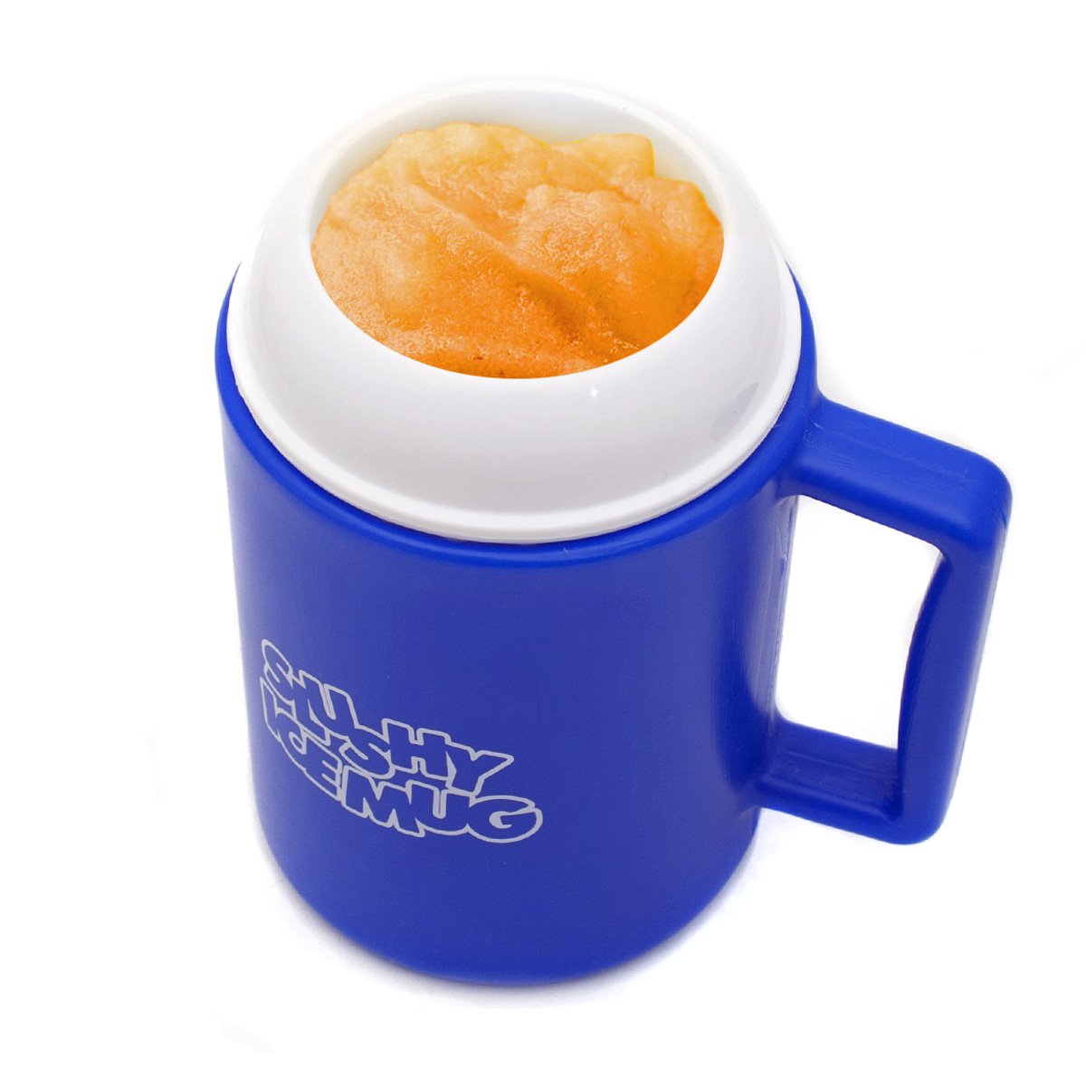 GOODS+GADGETS Original Slushy Mug - Slush-Becher mit Löffel und Trink-Strohhalm; Slushy-Eis-Maker Magic Slush Maker Freeze Becher für Wassereis in Sekunden