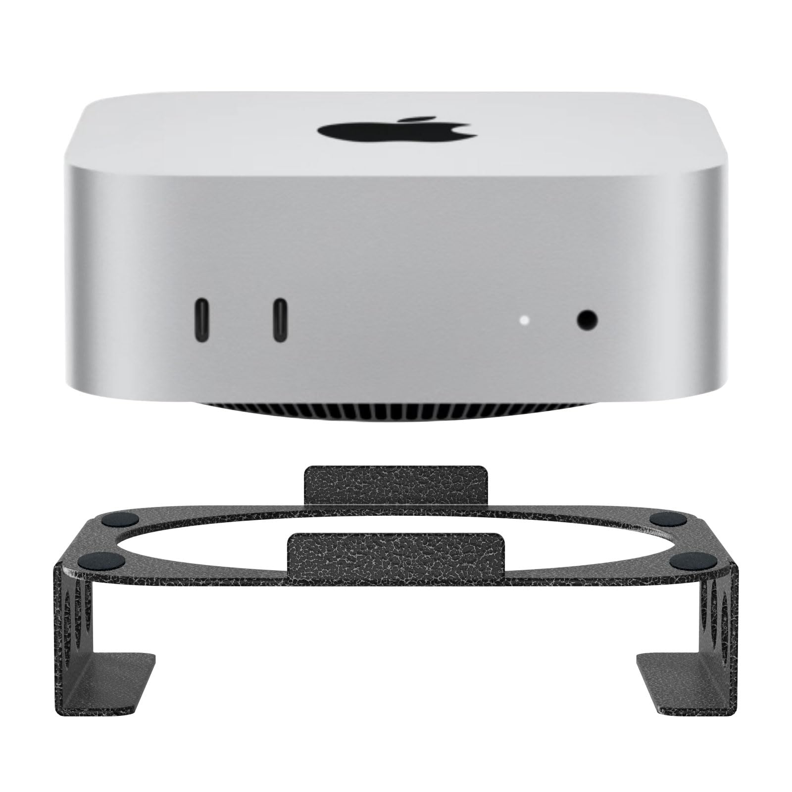 Mac mini M4 Stand - Fit for Mac mini M4, 1:1 Precise Fit and Integrated Molding