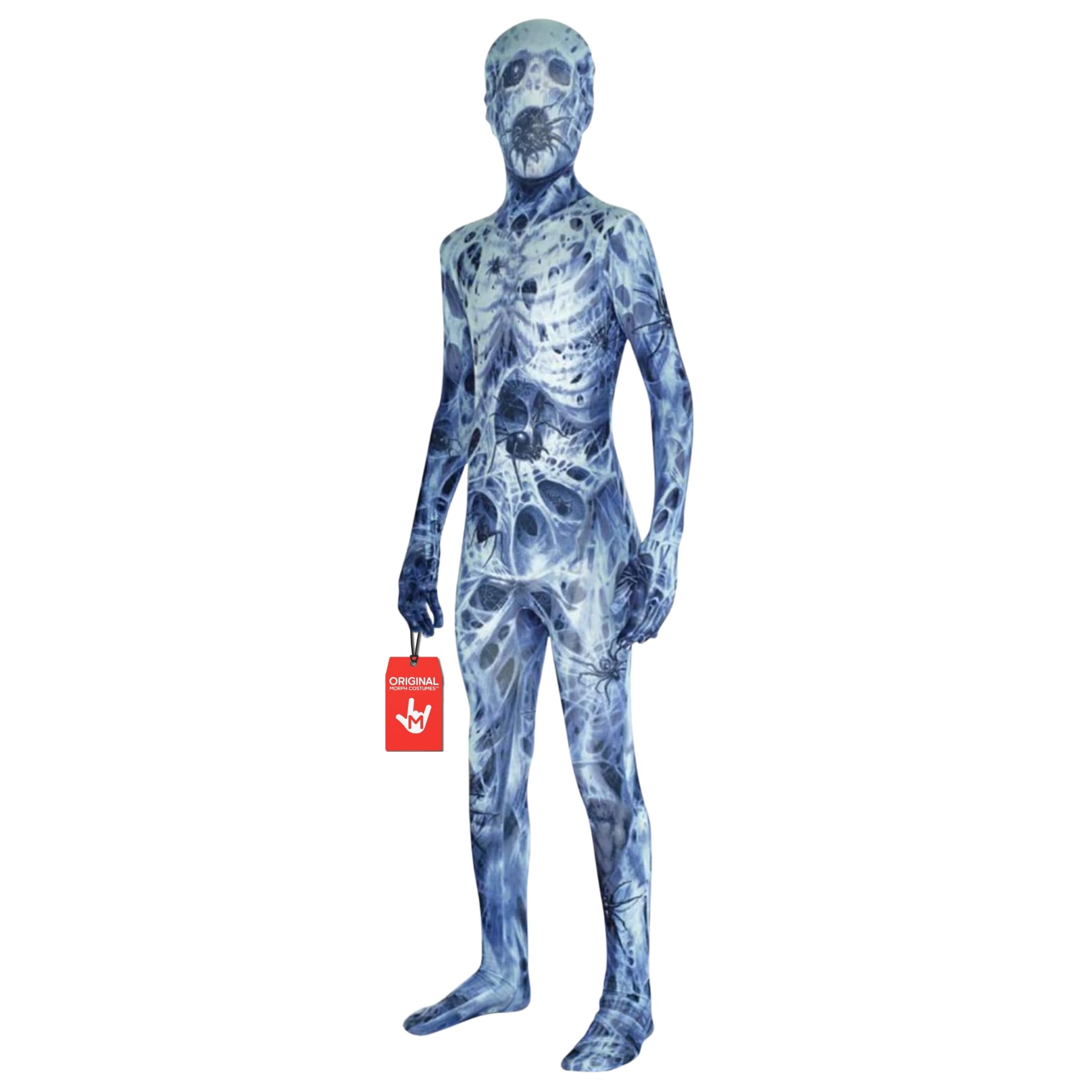 Morphsuits Arachnophobia Costume for Kids, Spider Fancy Dress, Spider Web Costume Kids, Spider Outfit, Halloween Spider Costume, Large