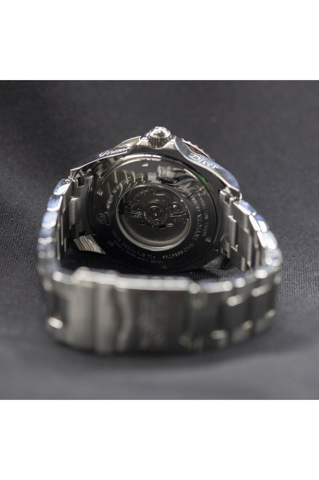 Invicta Grand Diver Męski zegarek automatyczny ze stali nierdzewnej - 47 mm
