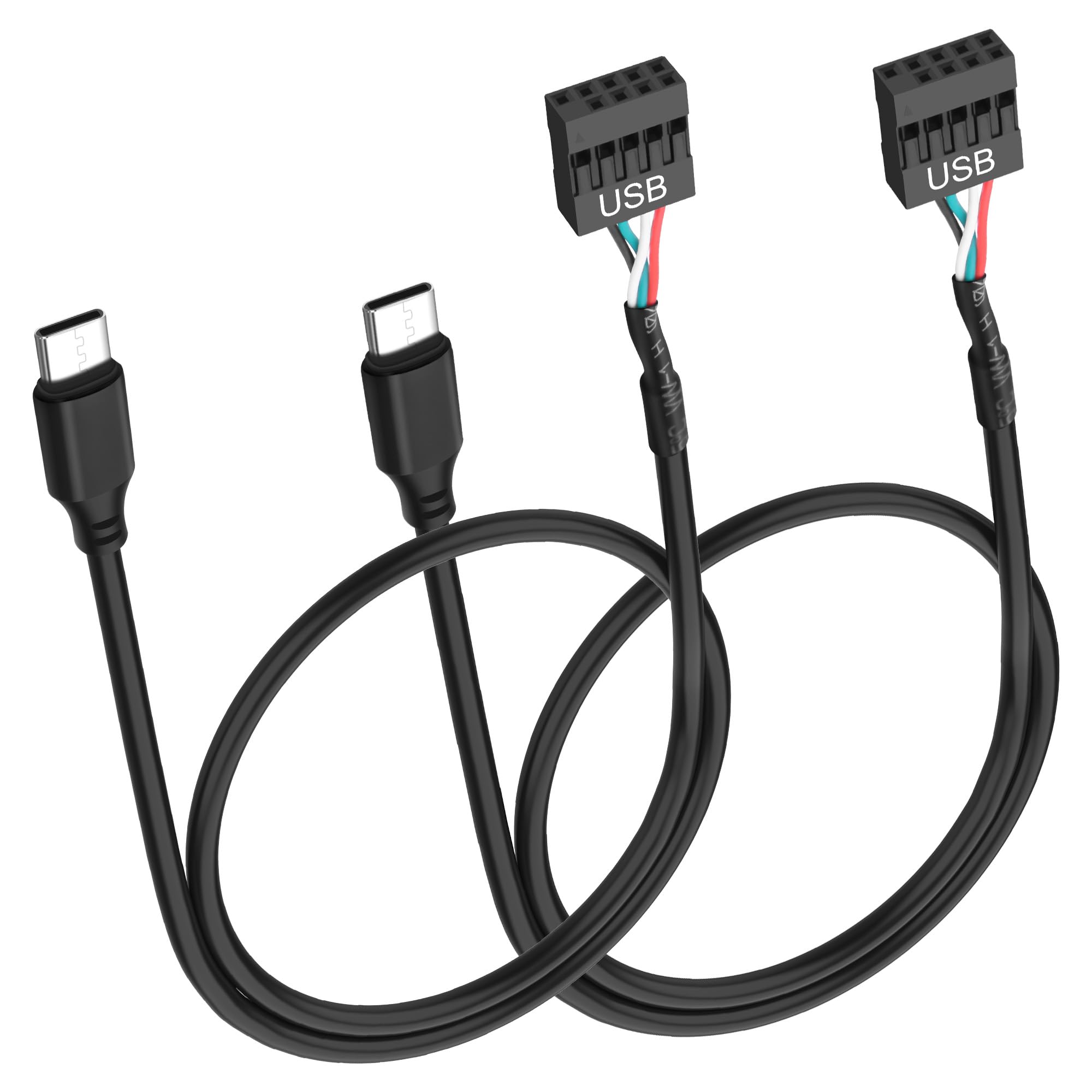 Amazon.com: XMSJSIY Motherboard USB 9 Pin Header to USB C Adapter