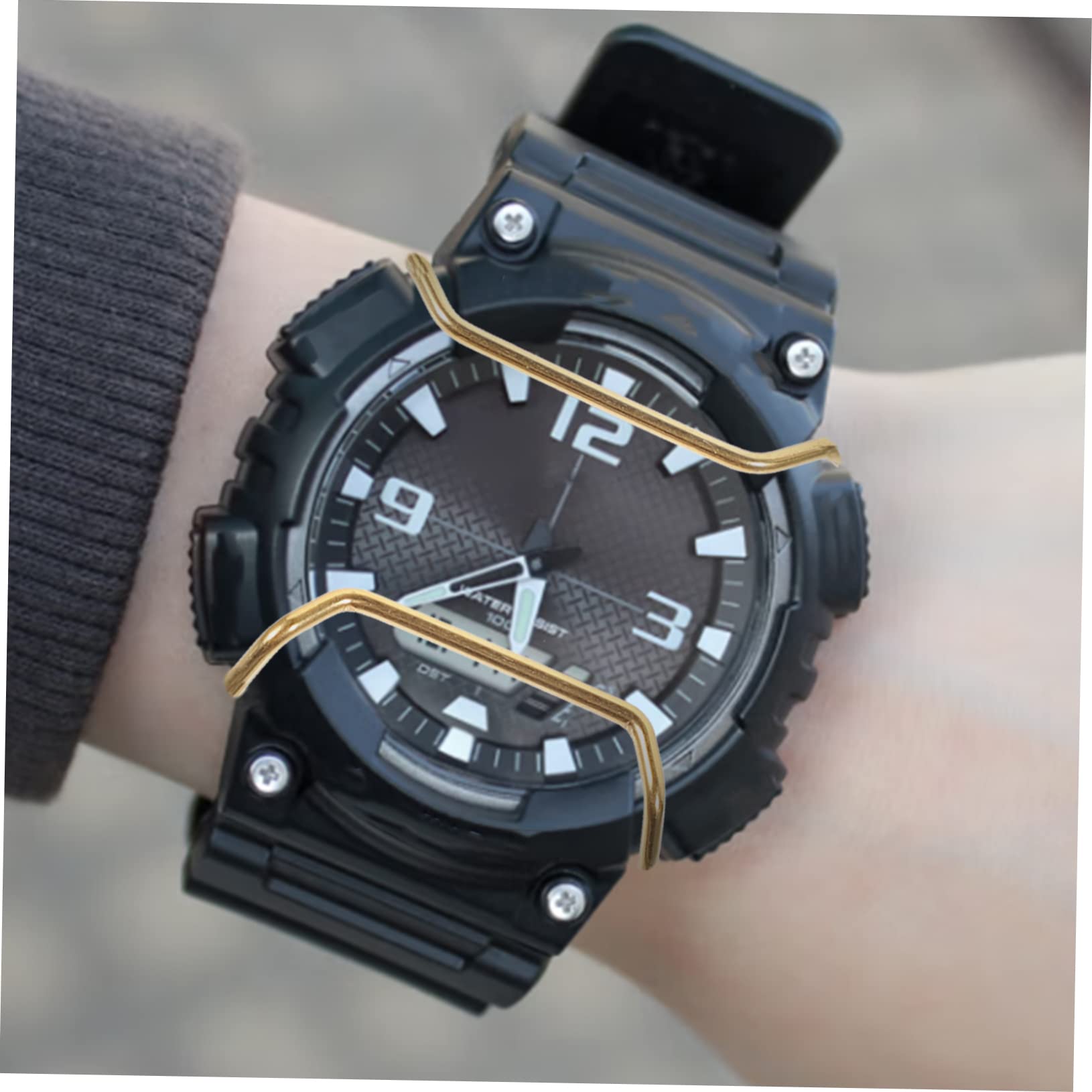 Hemobllo 5pièces Protecteur De Montre Inoxydable Pratique pour Écran Coque De Et Élégante pour Montre Résistante Aux Chocs Et Aux Rayures Idéale pour Personnes Actives