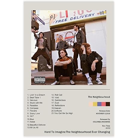 The Neighbourhood's Album Cover Canvas Poster: A Timeless Musical Canvas