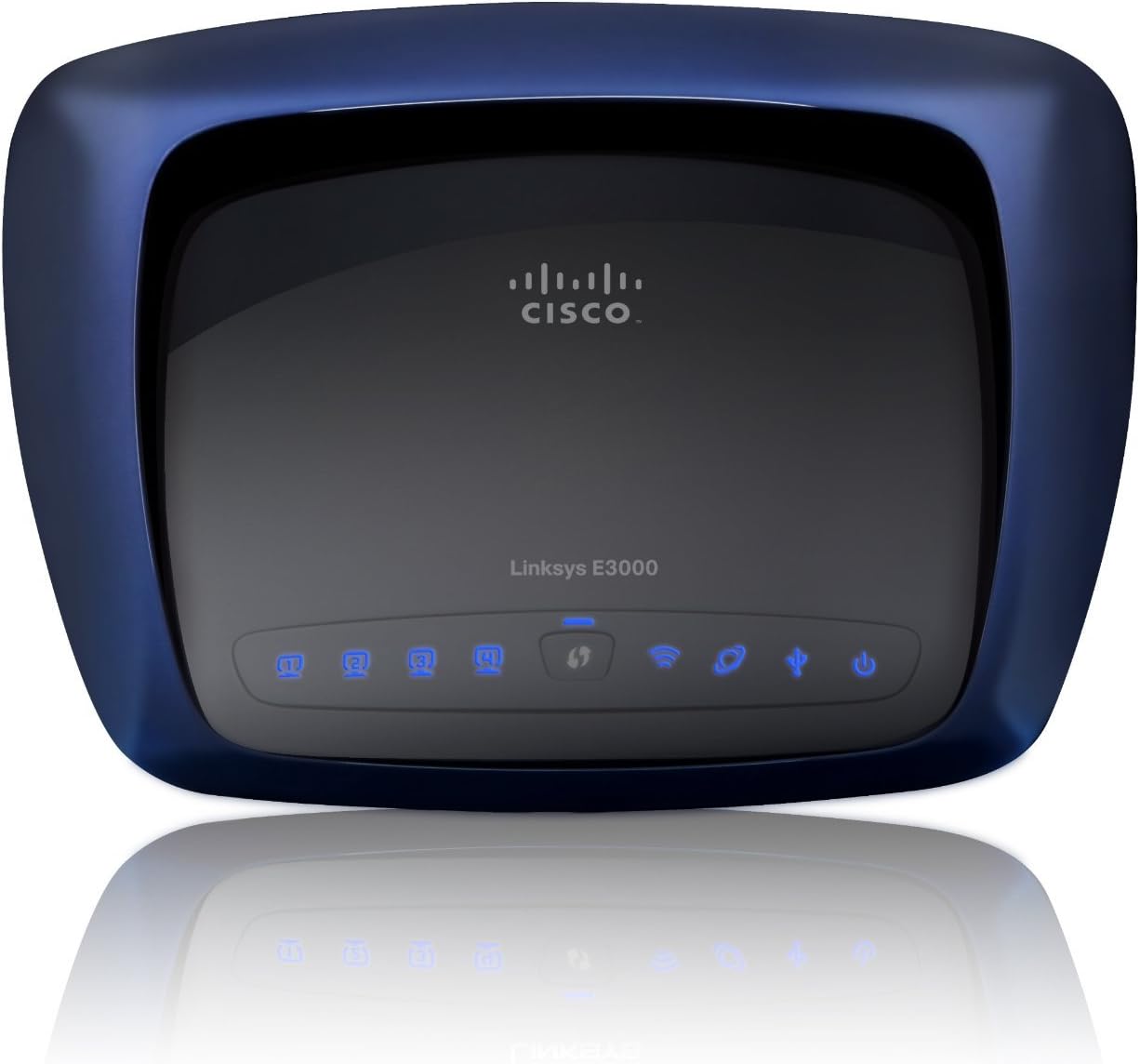 Cisco-Linksys Refurbished E3000 High-Performance Wireless-N Router - E3000-RM / E3000RM (REFURBISHED BY LINKSYS / CISCO WITH A 90 DAY WARRANTY).