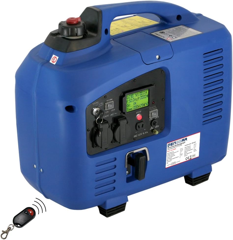 Denqbar 2.2 kW E-Start & Remote Silent Suitcase Digital Inverter Generator