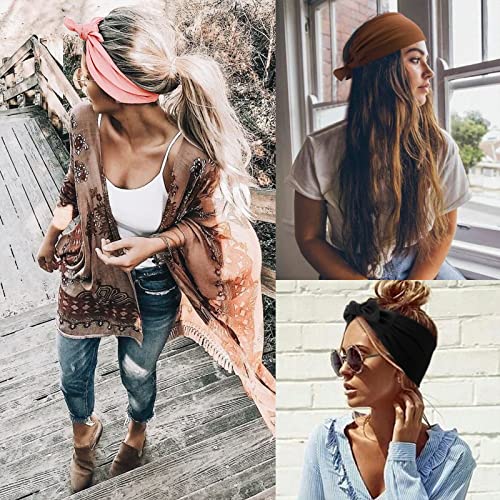 DRESHOW-6-Pieces-Bandeau-Cheveux-pour-Femme-Yoga-Courir-Bandeaux-Sport-Entrainement-Bandeaux-Mignon-Accessoire