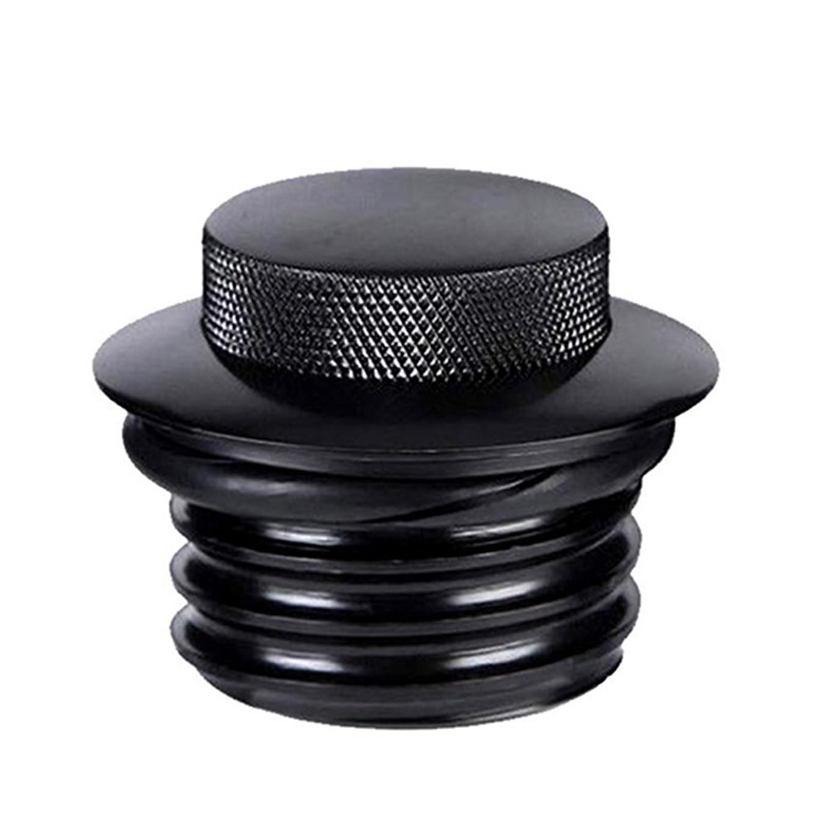 ハーレータンクキャップ タンク キャップ バイク 汎用 (選べる2色) シルバー ブラック