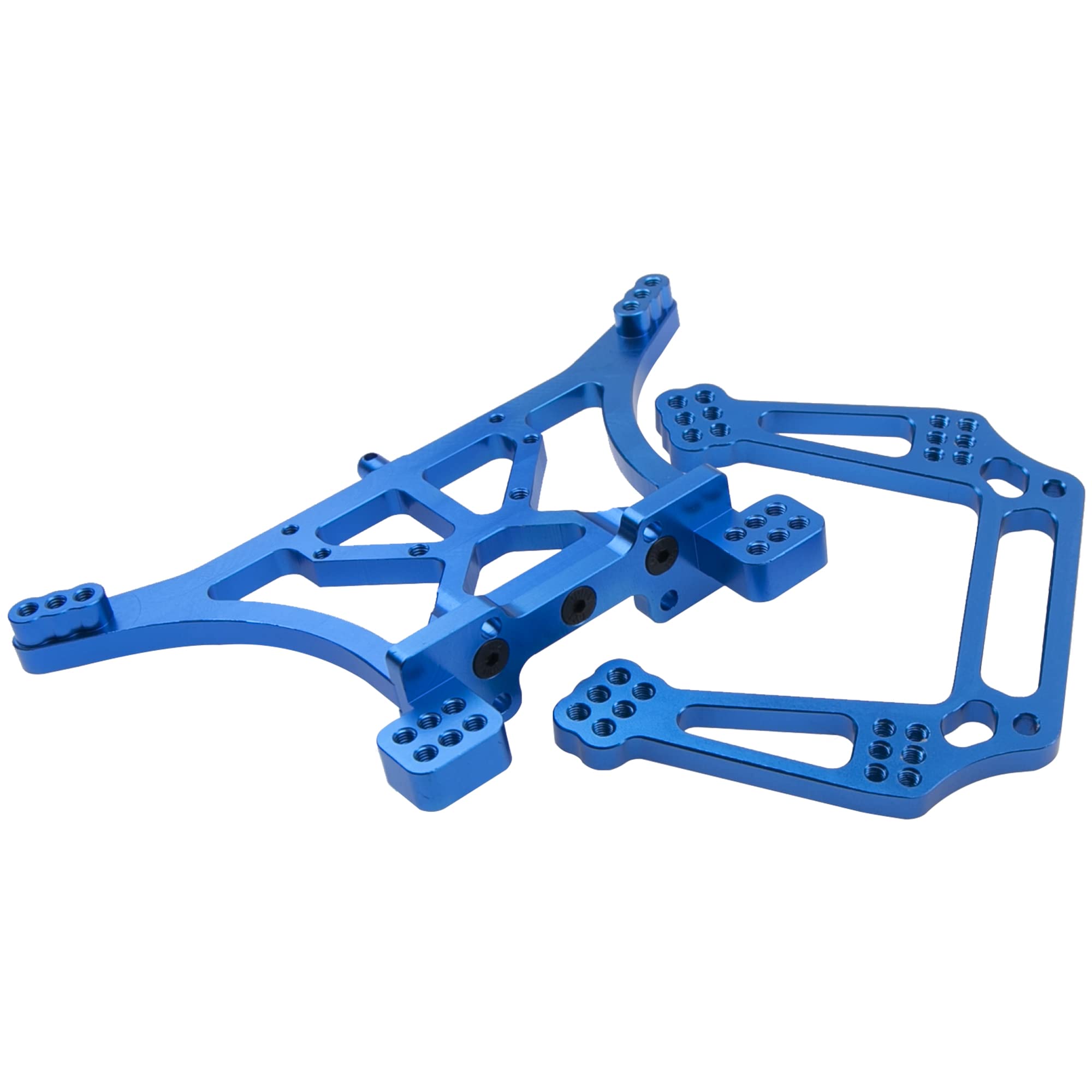 Hot Racing Aluminum Front Bulkhead For Traxxas 2WD (Blue