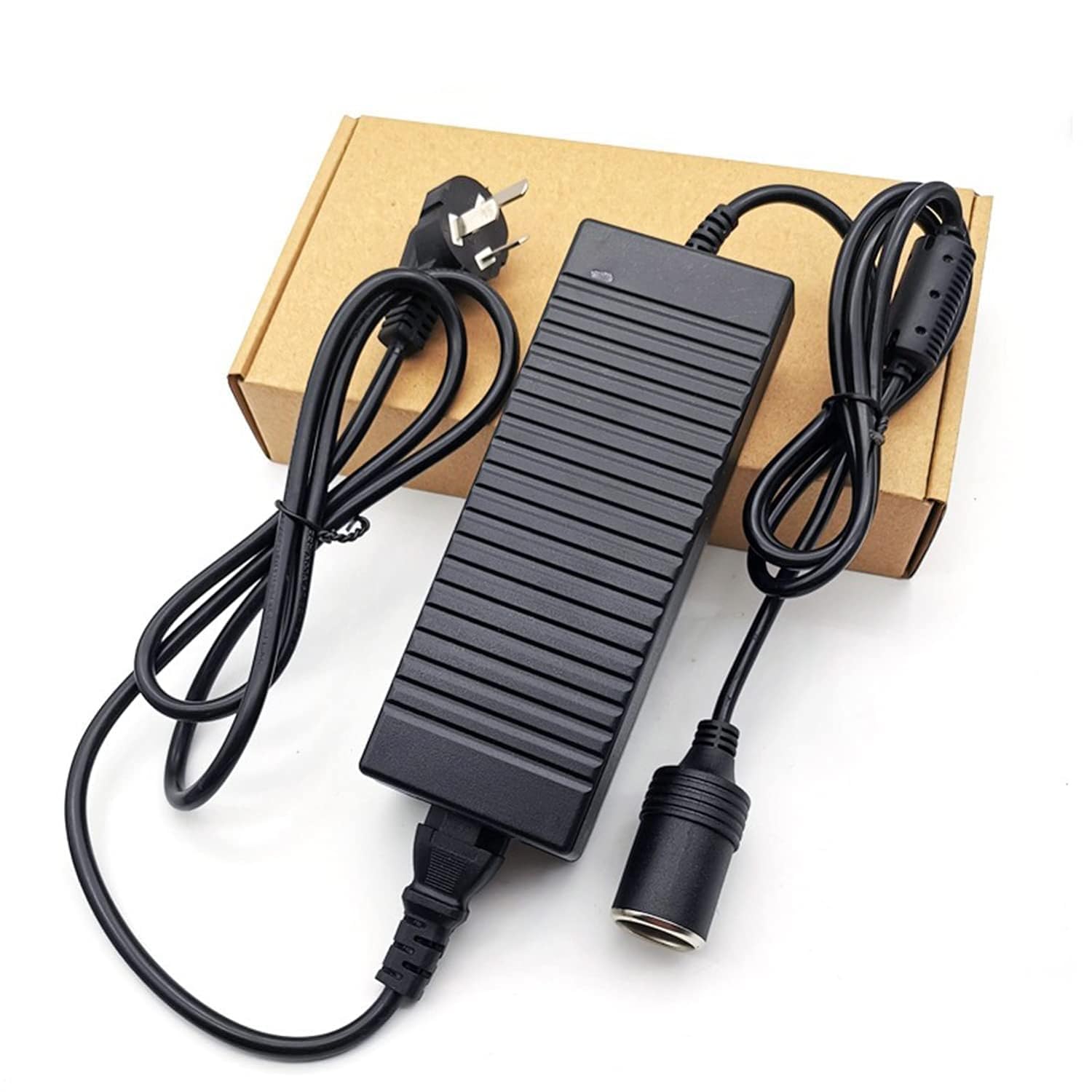 Murcy 180W AC to DC Car Power Converter 110-240V to 12V 10A Car Cigarette Lighter Adapter, Power Supply Converter for Car, Vacuum Cleaner, Air Compressor, Fan, Bluetooth Devices (10Amp)-image-6