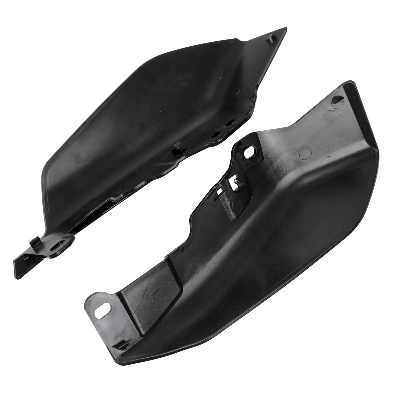 HDBUBALUS Copri Scudo Termico per Deflettore D'Aria A Telaio Centrale per Moto Adatto per Harley Touring Electra Glide Street Road Glide Cvo 2017-2019 Chrome