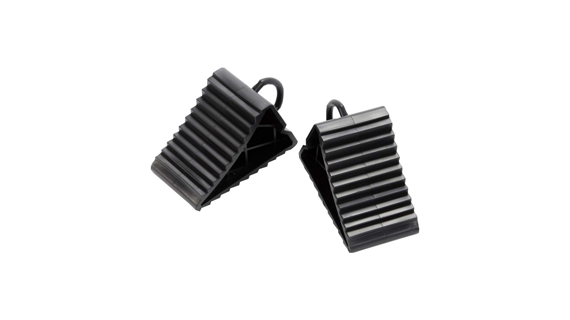 TRUSCO TTS-2T-BK Tire Stopper (Pack of 2), Black, For Cars Under 2 Tons