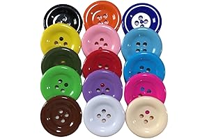 CraftMakingManStore® 2 Inch Large Plastic Resin Buttons