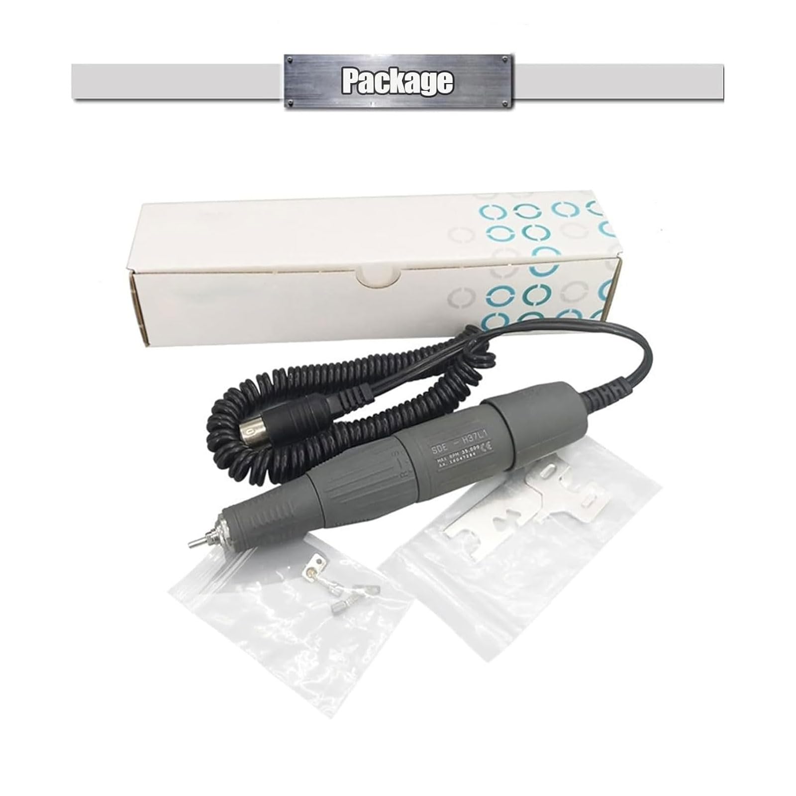 N3 Marathon Micromotor Lucidatrice con 35K RPM Micro Motor Handle Gioielli, Ceramica, Silicone, Vetreria, Scultura in Legno (H37l1, H)