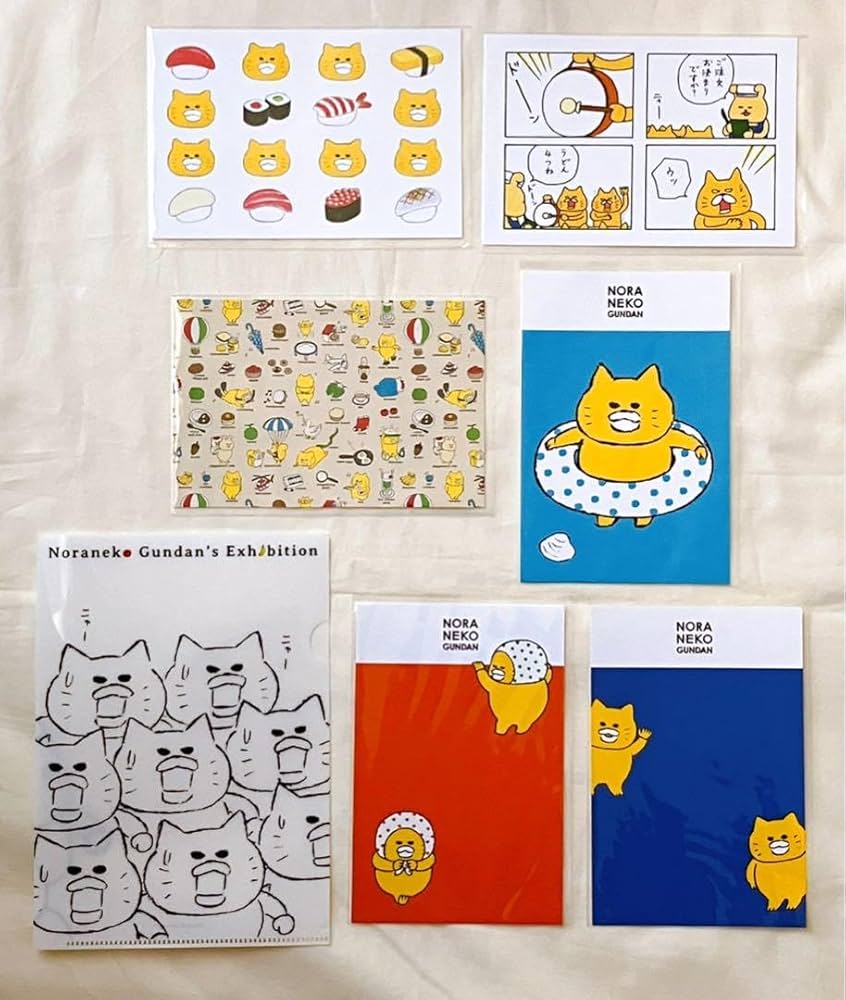 Amazon.co.jp: ノラネコぐんだん展 ポストカード 6枚＋クリア