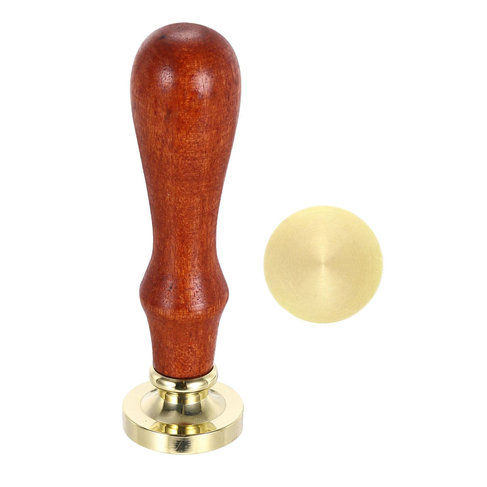 PATIKIL 25mm Round Blank Wax Seal Stamp