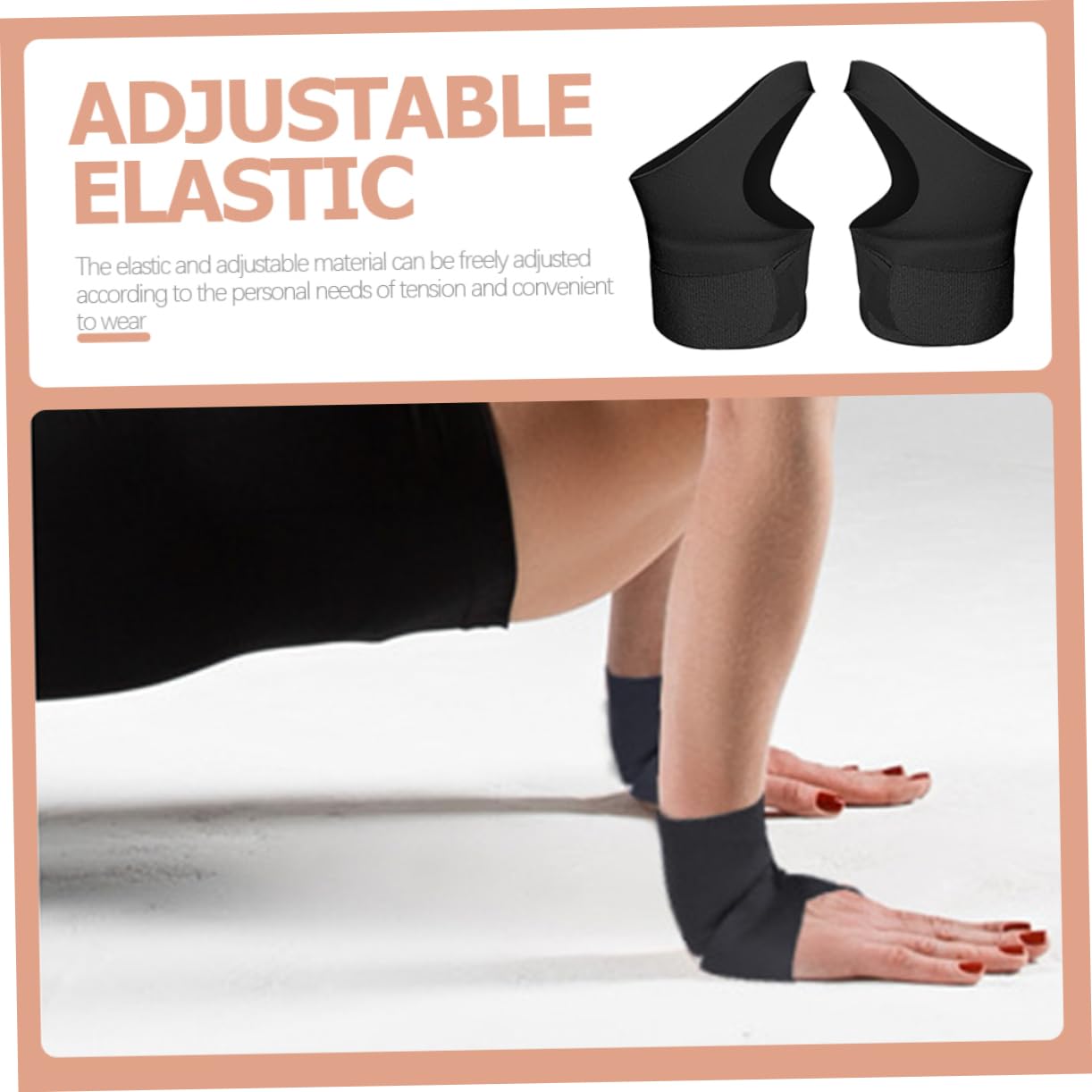 Beaupretty 2pc Wrist Support Brace for Workout Wrist Protector Thumb Guard Adjustable Stabilizer Sports Support