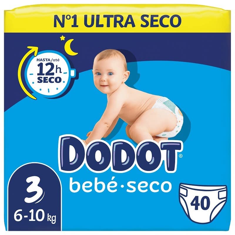 Dodot Bebé Seco Small Pack Talla 3-40 uds.