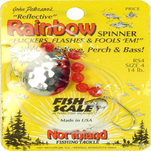 Northland Tackle WSR4M-HNR Mr. Walleye Crawler Hauler Colorado Rig, 4 Hook