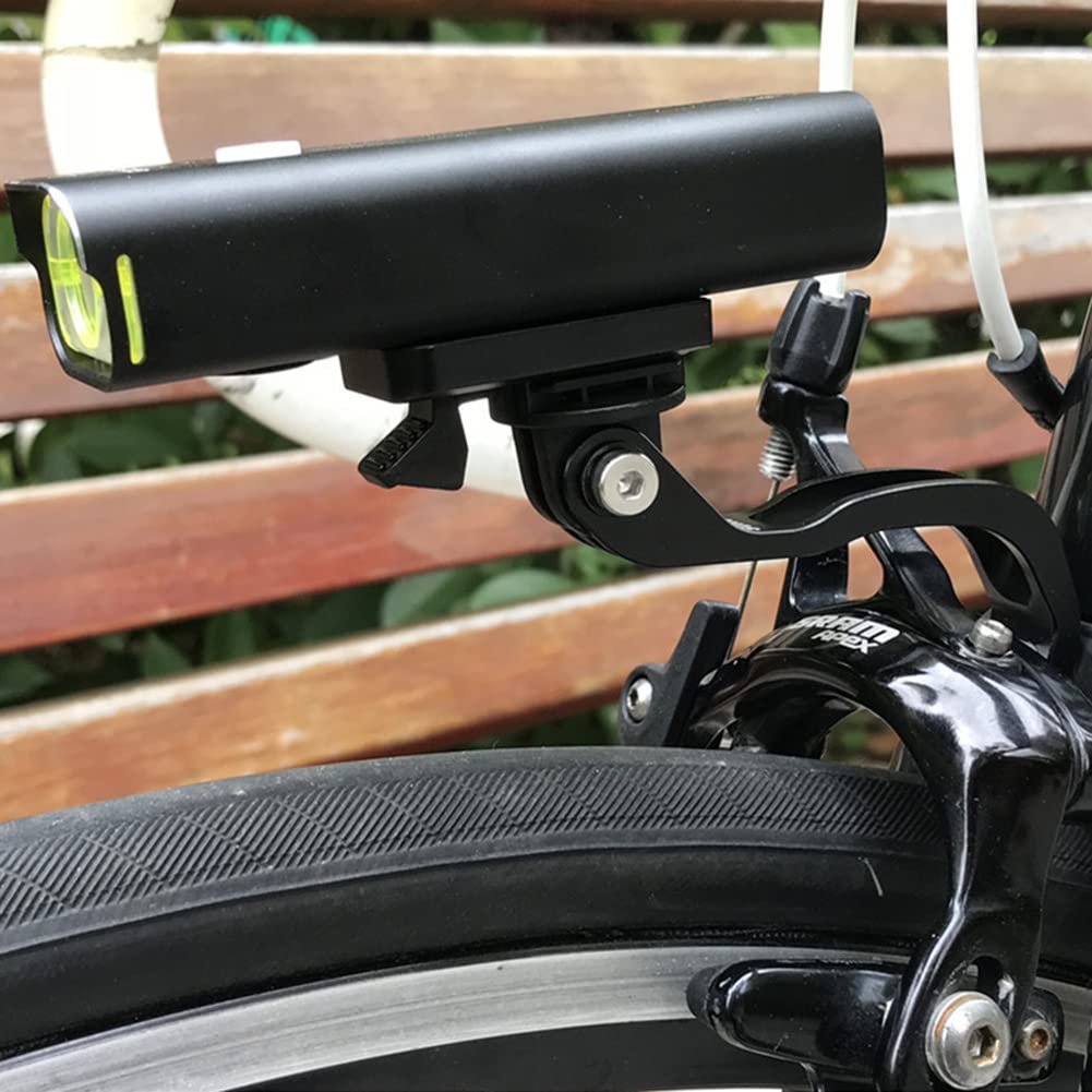 Kbrotech Fahrrad Taschenlampen Halterung - 2er Set Mit GoPro Adapter