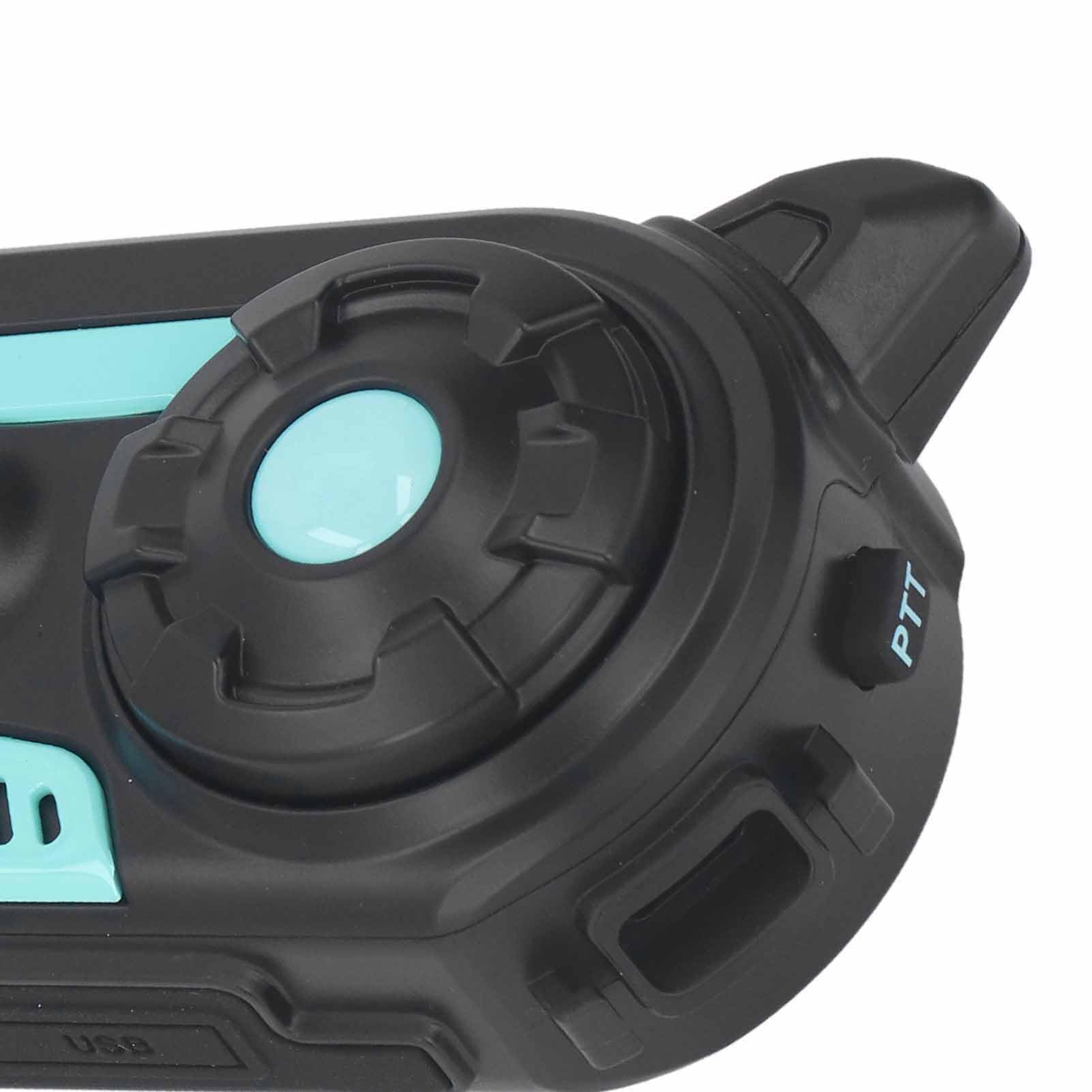 Zestaw Słuchawkowy Bluetooth do Kasku Motocyklowego, Wodoodporny Obiektyw Szerokokątny 130 Stopni Zestaw Słuchawkowy z Interkomem do Kasku z kamerą 2K HD, Połączenia Bluetooth