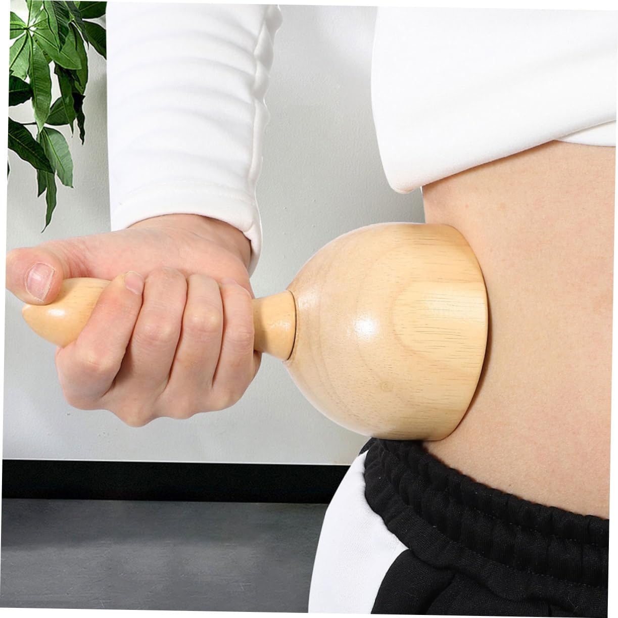 Palo Raspador de Masaje de Madera para Adultos, 1 Juego Portátil