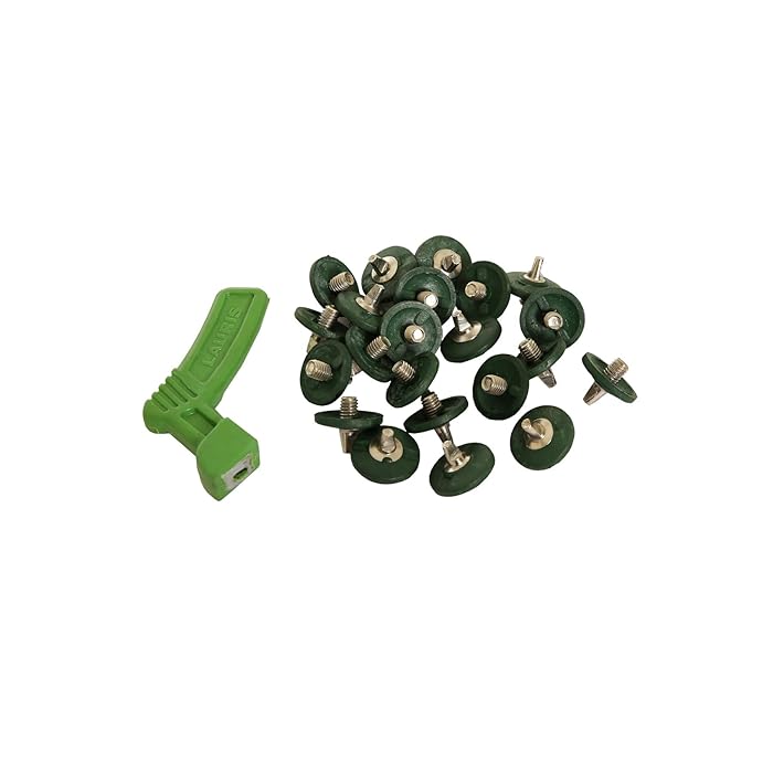 Buy Lauris Cricket Shoe Spikes Replacement Spikes Nails Blue Colour