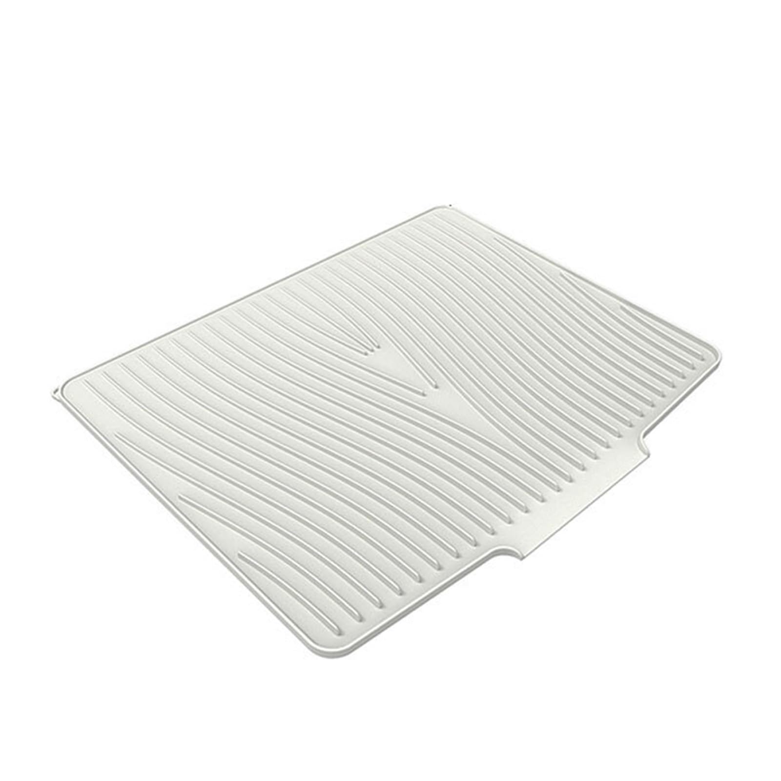 WZPTLKIBAD Silicone Dish Drying Mat, Non-Slip Tableware Drainer